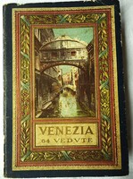 Venezia - antik utikönyv Velencéről 64 fekete-rehér képpel (1900-as évek eleje)