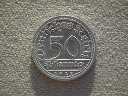 Németország, weimari 50 Pfennig, 1919 A