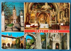 Képeslap ,Horvátország , Rijeka.