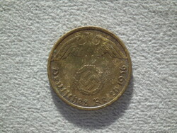 Németország, horogkeresztes birodalmi 10 Pfennig (Reichspfennig), 1936 A, RITKA