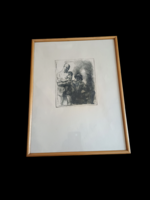 Szőnyi Istvàn Rézkarc 1927   - Keretezve