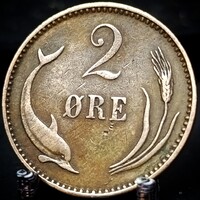 Dánia 2 öre, 1902 B05G1
