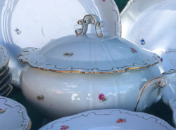 ZSOLNAY ÉTKÉSZLET 12 SZ.42db.