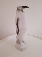 Hollóházi Nagyméretű Pingvin Figura