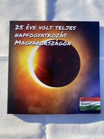 25 éve volt teljes napfogyatkozás Mo-on forgalmi sor - csupán 135 példány! sorszám: 0038, RITKA!