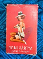 Retro francis kártya pakli, pin up erotikus kártya 1 (M5654)