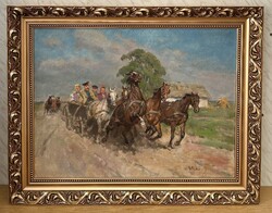 Viski János (1892-1987) Úton hazafelé