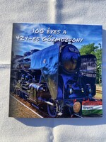 100 éves a 424-es gőzmozdony forgalmi sor - csupán 350 példány! sorszám: 0245, RITKA!