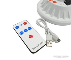 V61 napelem + RC 60 LED-ek UFO újratölthető fény háztartási vészhelyzeti kültéri kemping lámpa