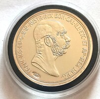 Magyarország Ferenc József  ezüst emlékérme  kapszulában UNC