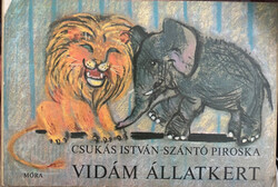 Vidám állatkert - Csukás István, Graf.: Szántó Piroska