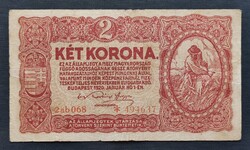 2 Korona 1920, F+.