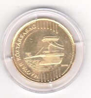 Magyarország aranyozott 200 Forint kapszulában 2009 UNC