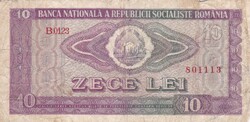 10   Lei   1966   Románia