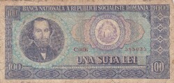 100   Lei   1966   Románia
