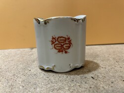 Régi német porcelán fogpiszkáló tartó. 7731
