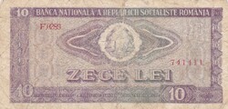 10   Lei   1966   Románia