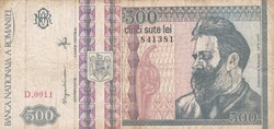 500   Lei   1992   Románia