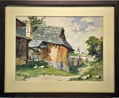 Neogrády Antal (1861-1942): Falusi utca - 52211