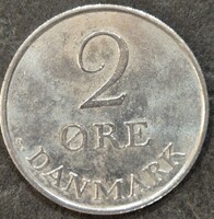 Dánia 2 öre, 1970.