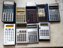 Retro szàmológép 8 darab