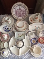 Porcelán csomag (tányérok, kínáló, bonbonos, stb)
