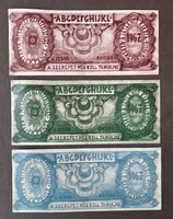Kellékpénz - Miskolci Nemzeti Színház 1967 (3 db)