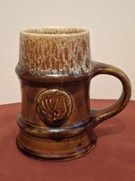 Zsolnay - Gyrgy Fürtös designed Pyrogranite Beer Mug