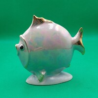 Retro Kőbányai/ Drasche porcelán hal figura