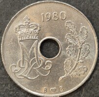 Dánia 25 öre, 1980.