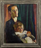 Mattioni Eszter (1902 - 1993): Anya gyermekével, 1920-as évek vége. - 50737