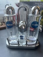 Alessi Spice Container Set, 5070, Ettore Sottsass Design Table Vinegar and Oil Dispenser
