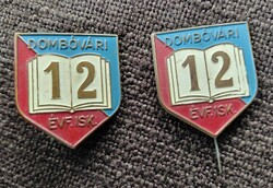 Dombóvári ÉVF.ISK . Jelvény  , kitüző .