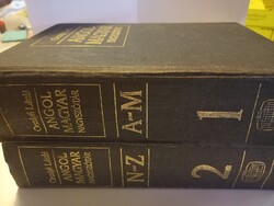 Országh László Angol-Magyar nagyszótár 1. A-M, 2. N-Z