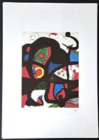 Joan Miró - GARGANTUA - litográfia 50x35 cm - 1977