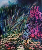 Csobai Elena,Festmény 25x30 Enchanted medow