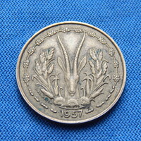 FRANCIA TOGÓ  1957  25 Francs  EF