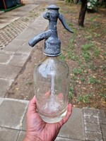 Dreher Első Magyar Részvény-Serfőzöde Budapest" kis szódásüveg