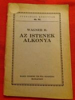 1937. Richard Wagner - Radó Antal: Az istenek alkonya könyv képek szerint Bárd Ferenc és Fia