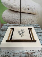 Romhány Virágmintás Díszcsempe A161