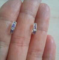 14k kislány fehérarany fülbevaló