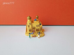 Bluebird 1995 Polly Pocket Disney ALADDIN ház figurákkal Agrabah piac retro játéktér ! EXTRA