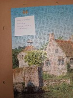 Puzzle kirakó eladó  Házak a tóparton / hiányos/