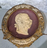 Kaiser Franz Josef emléktányér 70. születésnapra