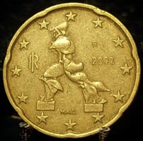 Olaszország 20 euro cent, 2002 A09E1