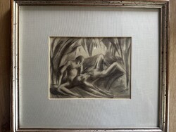 Béla Kádár (couple in love)