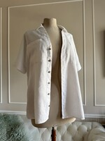 Paul Costelloe 38-as 100% len blúz, fehér ing