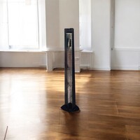 Magas fém cd állvány, CD tartó, 145 cm magas, 82 CD tároló állvány, CD polc