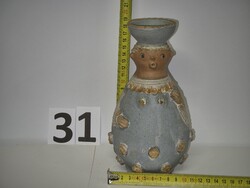 Kiss Roóz Ilona kerámia figura, kerámia szobor,    - régi jelzetlen  -  / 31