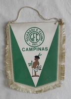 Guarani F. Clube 1911 Campinas  , reklám , emlék tárgy , 80-as évek sport zászló Sparta Praha